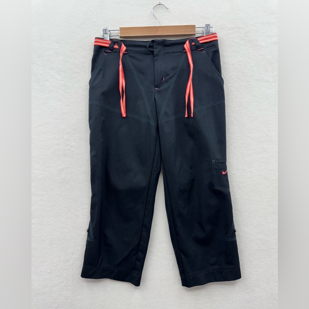 Nike Women’s Small Black Cropped Capris Pants Lightweight